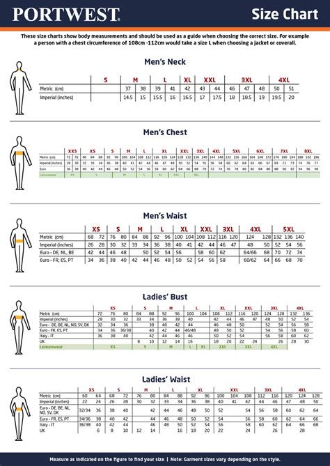 military uniform size chart.